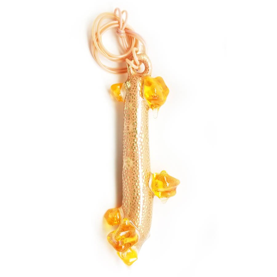 Jillian Moore“Fleshy Pendant with Orange Gemmers”