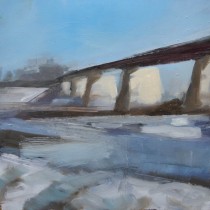 DQ Railroad Bridge Winter