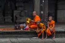 Monks at Angkor Wat