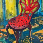 Red Chair Outside