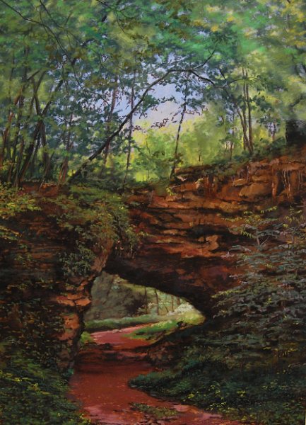 Natural Bridge Formation at Maquoketa Caves