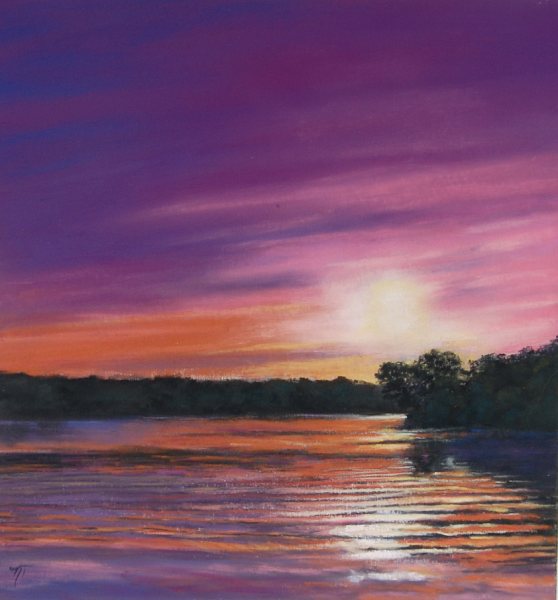 Sunset at Geode Lake